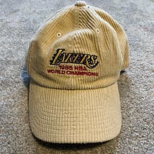 Mitchell and Ness Corduroy Lakers Hat